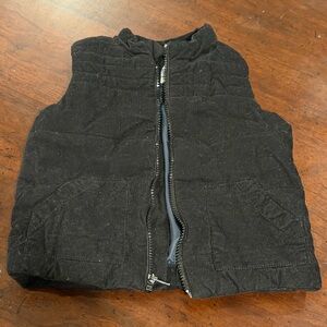 4T Tommy Bahama Corduroy Zip Up Vest - Black